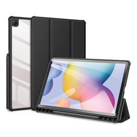 DUX DUCIS TOBY Series Antiskid PU Leather + PC + TPU Horizontal Flip Case with Holder & Pen Slot & Sleep / Wake-up Function, For Samsung Galaxy Tab S8+ / Tab S8 Plus /  Tab S7 FE / Tab S7+, For Samsung Galaxy Tab S6 Lite