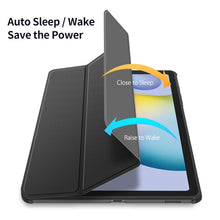 Load image into Gallery viewer, DUX DUCIS TOBY Series Antiskid PU Leather + PC + TPU Horizontal Flip Case with Holder &amp; Pen Slot &amp; Sleep / Wake-up Function, For Samsung Galaxy Tab S8+ / Tab S8 Plus /  Tab S7 FE / Tab S7+, For Samsung Galaxy Tab S6 Lite