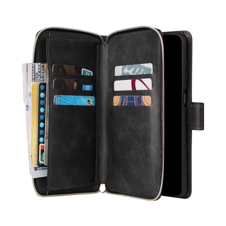 Zipper Wallet Bag Horizontal Flip PU Leather Case with Holder & 9 Card Slots & Wallet & Lanyard & Photo Frame, For Samsung Galaxy A12 5G, For Samsung Galaxy A52 5G, For Samsung Galaxy A72 5G, For Samsung Galaxy S21, For Samsung Galaxy S21 FE           ...