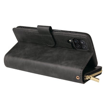 Load image into Gallery viewer, Zipper Wallet Bag Horizontal Flip PU Leather Case with Holder &amp; 9 Card Slots &amp; Wallet &amp; Lanyard &amp; Photo Frame, For Samsung Galaxy A12 5G, For Samsung Galaxy A52 5G, For Samsung Galaxy A72 5G, For Samsung Galaxy S21, For Samsung Galaxy S21 FE           ...