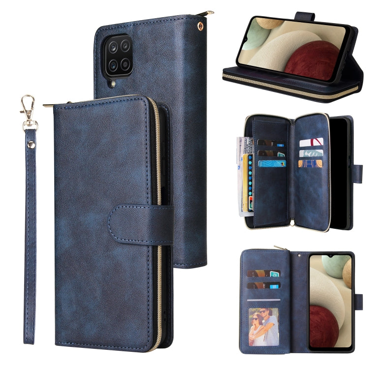 Zipper Wallet Bag Horizontal Flip PU Leather Case with Holder & 9 Card Slots & Wallet & Lanyard & Photo Frame, For Samsung Galaxy A12 5G, For Samsung Galaxy A52 5G, For Samsung Galaxy A72 5G, For Samsung Galaxy S21, For Samsung Galaxy S21 FE           ...