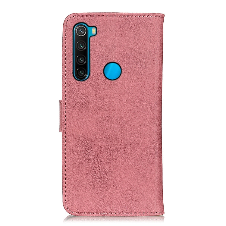 KHAZNEH Cowhide Texture Horizontal Flip Leather Case with Holder & Card Slots & Wallet, For Xiaomi Redmi Note 8 2021