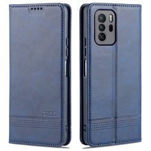 Load image into Gallery viewer, AZNS Magnetic Calf Texture Horizontal Flip Leather Case with Card Slots &amp; Holder &amp; Wallet, For Xiaomi Redmi Note 10 Pro 5G