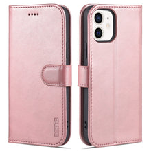 Load image into Gallery viewer, AZNS Skin Feel Calf Texture Horizontal Flip Leather Case with Card Slots &amp; Holder &amp; Wallet, For iPhone 12 / 12 Pro, For iPhone 12 Mini