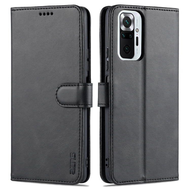 AZNS Skin Feel Calf Texture Horizontal Flip Leather Case with Card Slots & Holder & Wallet, For Xiaomi Redmi Note 9 4G, For Xiaomi Poco M3, For Xiaomi Redmi Note 10 Pro Max