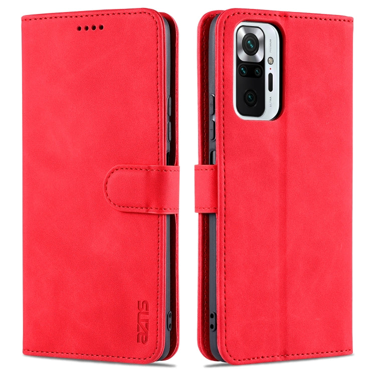 AZNS Skin Feel Calf Texture Horizontal Flip Leather Case with Card Slots & Holder & Wallet, For Xiaomi Redmi Note 9 4G, For Xiaomi Poco M3, For Xiaomi Redmi Note 10 Pro Max