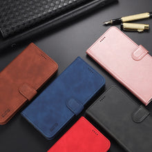 Load image into Gallery viewer, AZNS Skin Feel Calf Texture Horizontal Flip Leather Case with Card Slots &amp; Holder &amp; Wallet, For Samsung Galaxy A02, For Samsung Galaxy A02s