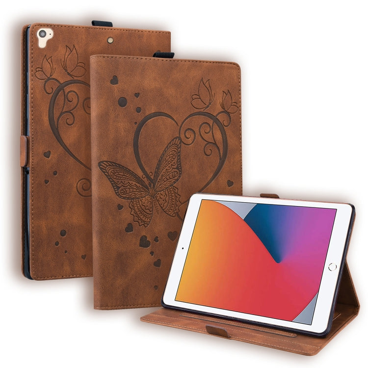Love Butterfly Pattern Horizontal Flip Leather Case with Holder & Sleep / Wake-up Function, For iPad 9.7 (2017) (2018) / Air 2 Pro, For iPad 10.2 2021 / 2020 / 2019 / Air (2019) / 10.2 (2020), For iPad Mini 1 / 2 / 3 / 4 / 5                            ...