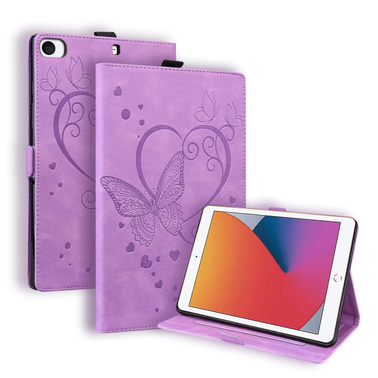 Love Butterfly Pattern Horizontal Flip Leather Case with Holder & Sleep / Wake-up Function, For iPad 9.7 (2017) (2018) / Air 2 Pro, For iPad 10.2 2021 / 2020 / 2019 / Air (2019) / 10.2 (2020), For iPad Mini 1 / 2 / 3 / 4 / 5                            ...