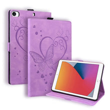 Load image into Gallery viewer, Love Butterfly Pattern Horizontal Flip Leather Case with Holder &amp; Sleep / Wake-up Function, For iPad 9.7 (2017) (2018) / Air 2 Pro, For iPad 10.2 2021 / 2020 / 2019 / Air (2019) / 10.2 (2020), For iPad Mini 1 / 2 / 3 / 4 / 5                            ...