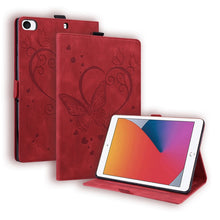 Load image into Gallery viewer, Love Butterfly Pattern Horizontal Flip Leather Case with Holder &amp; Sleep / Wake-up Function, For iPad 9.7 (2017) (2018) / Air 2 Pro, For iPad 10.2 2021 / 2020 / 2019 / Air (2019) / 10.2 (2020), For iPad Mini 1 / 2 / 3 / 4 / 5                            ...