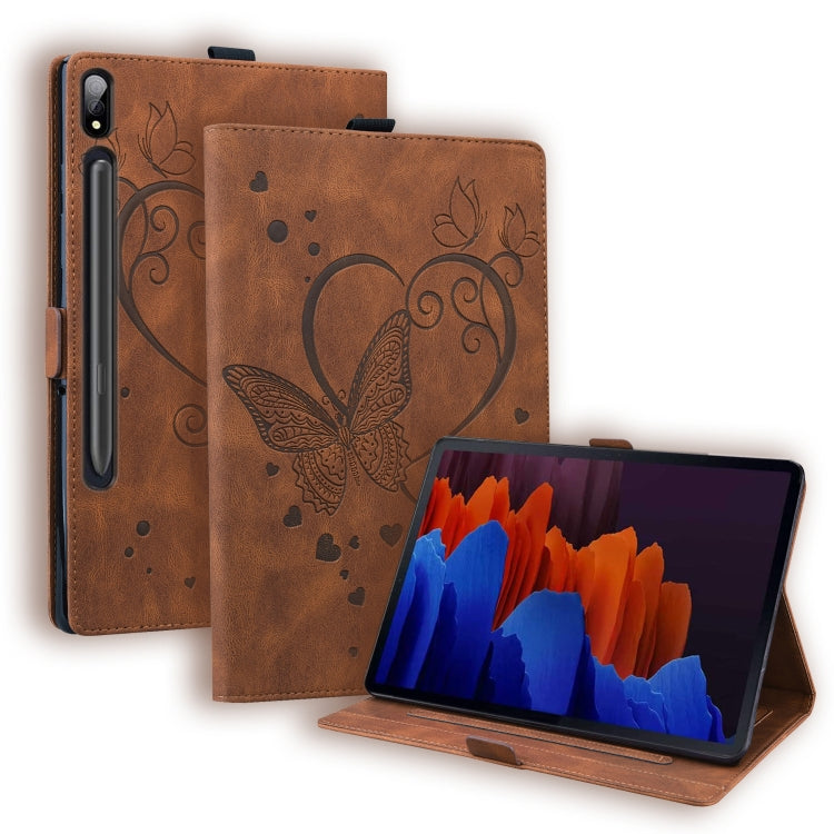 Love Butterfly Pattern Horizontal Flip Leather Case with Holder, For Samsung Galaxy Tab A7 Lite T220 T225, For Samsung Galaxy Tab S8 / Galaxy Tab S7 T870 SM-T875 SM-T876B, For Samsung Tab S7+ T970 T976B                                                  ...