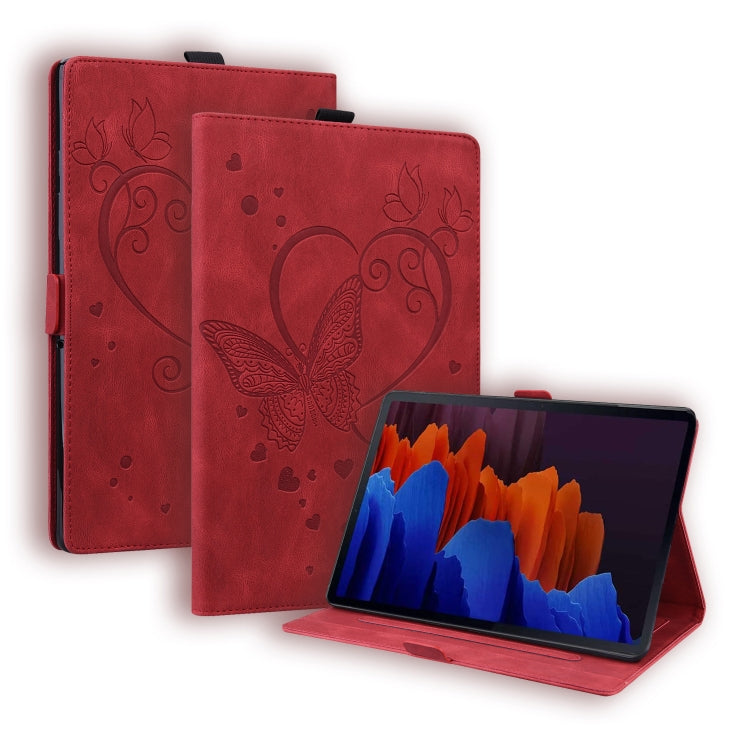 Love Butterfly Pattern Horizontal Flip Leather Case with Holder, For Samsung Galaxy Tab A7 Lite T220 T225, For Samsung Galaxy Tab S8 / Galaxy Tab S7 T870 SM-T875 SM-T876B, For Samsung Tab S7+ T970 T976B                                                  ...