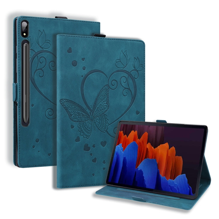 Love Butterfly Pattern Horizontal Flip Leather Case with Holder, For Samsung Galaxy Tab A7 Lite T220 T225, For Samsung Galaxy Tab S8 / Galaxy Tab S7 T870 SM-T875 SM-T876B, For Samsung Tab S7+ T970 T976B                                                  ...