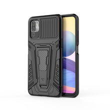 Load image into Gallery viewer, War Chariot Series Armor All-inclusive Shockproof PC + TPU Protective Case with Invisible Holder, For Xiaomi Redmi Note 10 5G