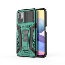Load image into Gallery viewer, War Chariot Series Armor All-inclusive Shockproof PC + TPU Protective Case with Invisible Holder, For Xiaomi Redmi Note 10 5G