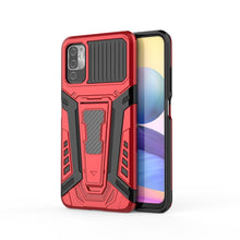 Load image into Gallery viewer, War Chariot Series Armor All-inclusive Shockproof PC + TPU Protective Case with Invisible Holder, For Xiaomi Redmi Note 10 5G