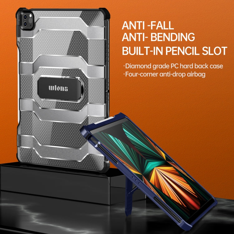 wlons Explorer Series PC + TPU Protective Case with Folding Holder, For iPad 10.2 2020 / 2019 / Air 2019 10.5, For iPad Pro 11 2022 / 2021 / 2020 / 2018 / Air 2020 10.9, For iPad Pro 12.9 2022 / 2021 / 2020 / 2018