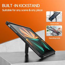 Load image into Gallery viewer, wlons Explorer Series PC + TPU Protective Case with Folding Holder, For iPad 10.2 2020 / 2019 / Air 2019 10.5, For iPad Pro 11 2022 / 2021 / 2020 / 2018 / Air 2020 10.9, For iPad Pro 12.9 2022 / 2021 / 2020 / 2018