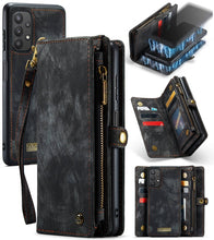 Load image into Gallery viewer, CaseMe Detachable Multifunctional Horizontal Flip Leather Case, with Card Slot &amp; Holder &amp; Zipper Wallet &amp; Photo Frame, For Samsung Galaxy A12, For Samsung Galaxy A32 5G