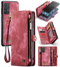 Load image into Gallery viewer, CaseMe Detachable Multifunctional Horizontal Flip Leather Case, with Card Slot &amp; Holder &amp; Zipper Wallet &amp; Photo Frame, For Samsung Galaxy A12, For Samsung Galaxy A32 5G