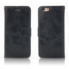Load image into Gallery viewer, Crazy Horse Texture Detachable Magnetic Back Cover Horizontal Flip Leather Case with Holder &amp; Card Slots &amp; Photo Frame &amp; Wallet, For iPhone 6 / 6s, For iPhone 8 Plus / 7 Plus, For iPhone X / XS, For iPhone XR, For iPhone XS Max