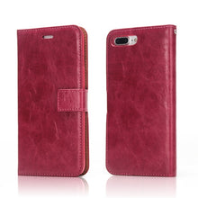 Load image into Gallery viewer, Crazy Horse Texture Detachable Magnetic Back Cover Horizontal Flip Leather Case with Holder &amp; Card Slots &amp; Photo Frame &amp; Wallet, For iPhone 6 / 6s, For iPhone 8 Plus / 7 Plus, For iPhone X / XS, For iPhone XR, For iPhone XS Max