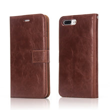 Load image into Gallery viewer, Crazy Horse Texture Detachable Magnetic Back Cover Horizontal Flip Leather Case with Holder &amp; Card Slots &amp; Photo Frame &amp; Wallet, For iPhone 6 / 6s, For iPhone 8 Plus / 7 Plus, For iPhone X / XS, For iPhone XR, For iPhone XS Max