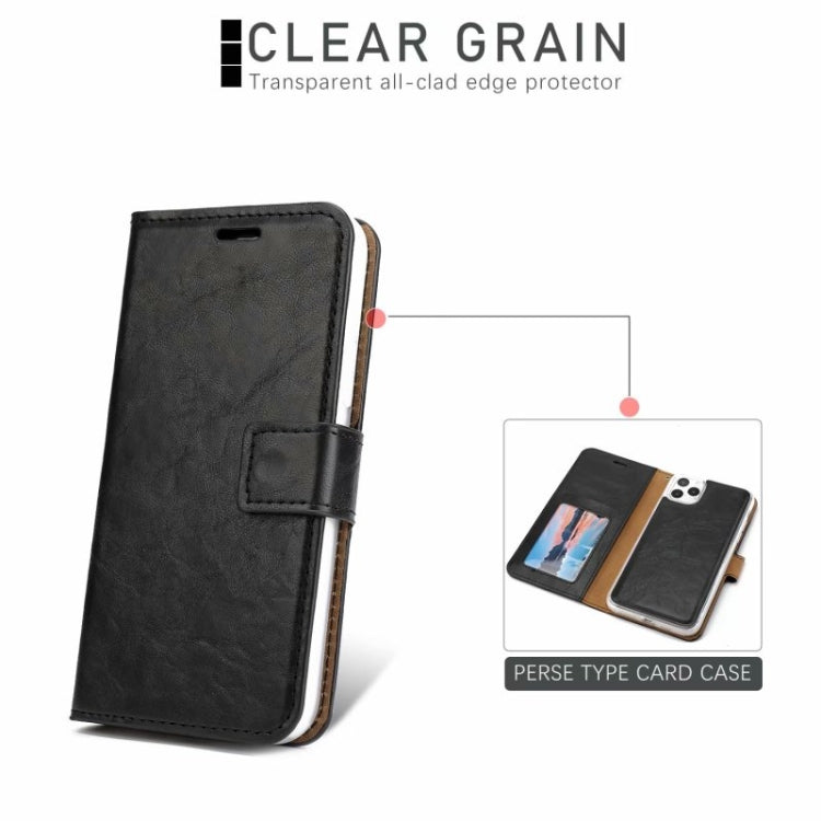 Crazy Horse Texture Detachable Magnetic Back Cover Horizontal Flip Leather Case with Holder & Card Slots & Photo Frame & Wallet, For iPhone 11, For iPhone 11 Pro, For iPhone 11 Pro Max, For iPhone 12 mini, For iPhone 12 / 12 Pro, For iPhone 12 Pro Max