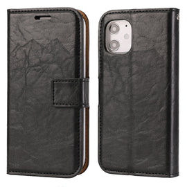 Crazy Horse Texture Detachable Magnetic Back Cover Horizontal Flip Leather Case with Holder & Card Slots & Photo Frame & Wallet, For iPhone 11, For iPhone 11 Pro, For iPhone 11 Pro Max, For iPhone 12 mini, For iPhone 12 / 12 Pro, For iPhone 12 Pro Max