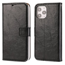 Load image into Gallery viewer, Crazy Horse Texture Detachable Magnetic Back Cover Horizontal Flip Leather Case with Holder &amp; Card Slots &amp; Photo Frame &amp; Wallet, For iPhone 11, For iPhone 11 Pro, For iPhone 11 Pro Max, For iPhone 12 mini, For iPhone 12 / 12 Pro, For iPhone 12 Pro Max