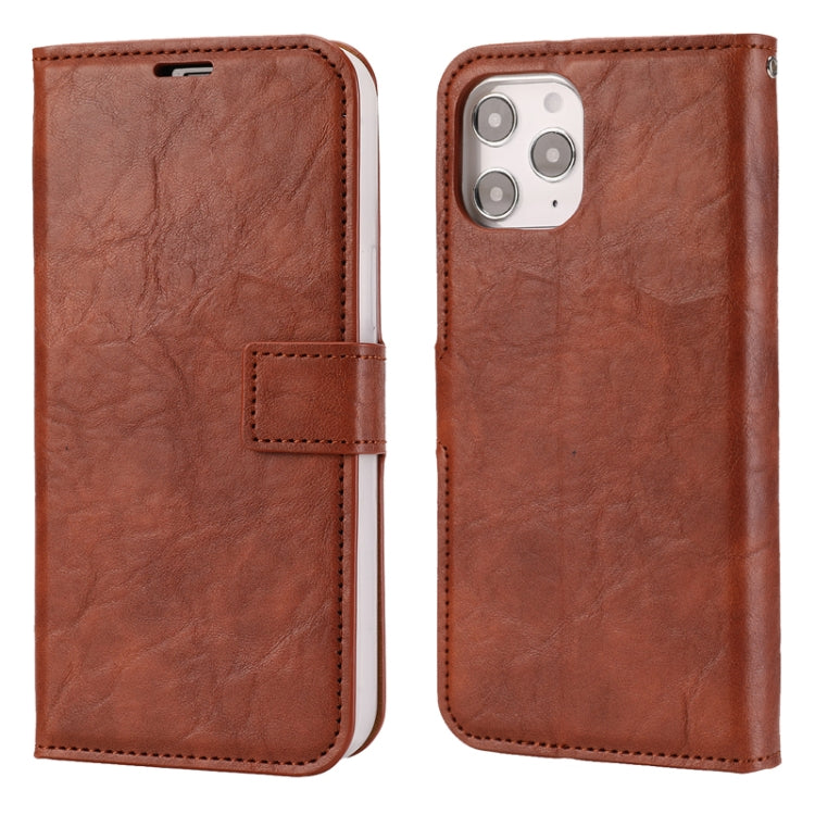 Crazy Horse Texture Detachable Magnetic Back Cover Horizontal Flip Leather Case with Holder & Card Slots & Photo Frame & Wallet, For iPhone 11, For iPhone 11 Pro, For iPhone 11 Pro Max, For iPhone 12 mini, For iPhone 12 / 12 Pro, For iPhone 12 Pro Max