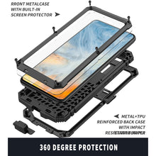 Load image into Gallery viewer, R-JUST Shockproof Waterproof Dust-proof Metal + Silicone Protective Case with Holder, For Samsung Galaxy S21 FE