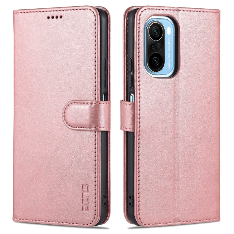 AZNS Skin Feel Calf Texture Horizontal Flip Leather Case with Card Slots & Holder & Wallet, For Xiaomi Redmi K40 Pro, For Xiaomi Poco F3, For Xiaomi Redmi Note 9 5G, For Xiaomi Redmi Note 10 5G, For Xiaomi Poco M3 Pro 5G