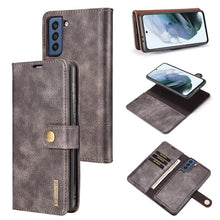 Load image into Gallery viewer, DG.MING Crazy Horse Texture Flip Detachable Magnetic Leather Case with Holder &amp; Card Slots &amp; Wallet, For Samsung Galaxy S21 FE