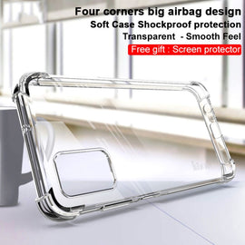 IMAK All-inclusive Shockproof Airbag TPU Case with Screen Protector, For Samsung Galaxy F52 5G, For Google Pixel 6, For Xiaomi Redmi Note 10 Pro Overseas Version