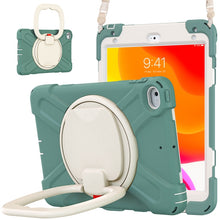 Load image into Gallery viewer, Pure Color Silicone + PC Protective Case with Holder &amp; Shoulder Strap, For iPad mini 5 / 4