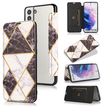 Load image into Gallery viewer, Bronzing Plating PU + TPU Horizontal Flip Leather Case with Holder &amp; Card Slot, For Samsung Galaxy S21+ 5G, For Samsung Galaxy S21 5G, For Samsung Galaxy S20 FE, For Samsung Galaxy S20+, For Samsung Galaxy Note9, For Samsung Galaxy A70                 ...