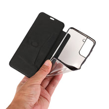 Load image into Gallery viewer, Bronzing Plating PU + TPU Horizontal Flip Leather Case with Holder &amp; Card Slot, For Samsung Galaxy S21+ 5G, For Samsung Galaxy S21 5G, For Samsung Galaxy S20 FE, For Samsung Galaxy S20+, For Samsung Galaxy Note9, For Samsung Galaxy A70                 ...