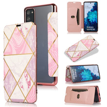 Load image into Gallery viewer, Bronzing Plating PU + TPU Horizontal Flip Leather Case with Holder &amp; Card Slot, For Samsung Galaxy S21+ 5G, For Samsung Galaxy S21 5G, For Samsung Galaxy S20 FE, For Samsung Galaxy S20+, For Samsung Galaxy Note9, For Samsung Galaxy A70                 ...