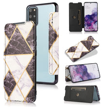 Load image into Gallery viewer, Bronzing Plating PU + TPU Horizontal Flip Leather Case with Holder &amp; Card Slot, For Samsung Galaxy S21+ 5G, For Samsung Galaxy S21 5G, For Samsung Galaxy S20 FE, For Samsung Galaxy S20+, For Samsung Galaxy Note9, For Samsung Galaxy A70                 ...