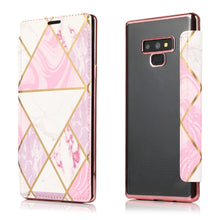 Load image into Gallery viewer, Bronzing Plating PU + TPU Horizontal Flip Leather Case with Holder &amp; Card Slot, For Samsung Galaxy S21+ 5G, For Samsung Galaxy S21 5G, For Samsung Galaxy S20 FE, For Samsung Galaxy S20+, For Samsung Galaxy Note9, For Samsung Galaxy A70                 ...