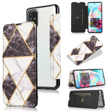 Load image into Gallery viewer, Bronzing Plating PU + TPU Horizontal Flip Leather Case with Holder &amp; Card Slot, For Samsung Galaxy S21+ 5G, For Samsung Galaxy S21 5G, For Samsung Galaxy S20 FE, For Samsung Galaxy S20+, For Samsung Galaxy Note9, For Samsung Galaxy A70                 ...