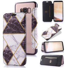 Load image into Gallery viewer, Bronzing Plating PU + TPU Horizontal Flip Leather Case with Holder &amp; Card Slot, For Samsung Galaxy A50, For Samsung Galaxy S8, For Samsung Galaxy S9+, For Samsung Galaxy A20 / A30, For Samsung Galaxy S10e, For Samsung Galaxy A51                        ...