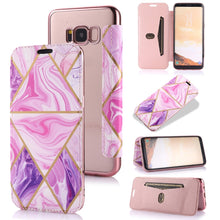 Load image into Gallery viewer, Bronzing Plating PU + TPU Horizontal Flip Leather Case with Holder &amp; Card Slot, For Samsung Galaxy A50, For Samsung Galaxy S8, For Samsung Galaxy S9+, For Samsung Galaxy A20 / A30, For Samsung Galaxy S10e, For Samsung Galaxy A51                        ...