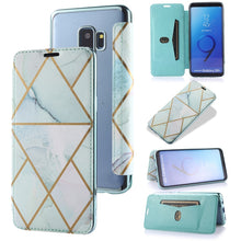 Load image into Gallery viewer, Bronzing Plating PU + TPU Horizontal Flip Leather Case with Holder &amp; Card Slot, For Samsung Galaxy A50, For Samsung Galaxy S8, For Samsung Galaxy S9+, For Samsung Galaxy A20 / A30, For Samsung Galaxy S10e, For Samsung Galaxy A51                        ...