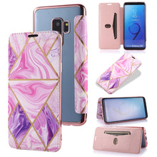 Load image into Gallery viewer, Bronzing Plating PU + TPU Horizontal Flip Leather Case with Holder &amp; Card Slot, For Samsung Galaxy A50, For Samsung Galaxy S8, For Samsung Galaxy S9+, For Samsung Galaxy A20 / A30, For Samsung Galaxy S10e, For Samsung Galaxy A51                        ...