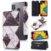 Load image into Gallery viewer, Bronzing Plating PU + TPU Horizontal Flip Leather Case with Holder &amp; Card Slot, For Samsung Galaxy A50, For Samsung Galaxy S8, For Samsung Galaxy S9+, For Samsung Galaxy A20 / A30, For Samsung Galaxy S10e, For Samsung Galaxy A51                        ...