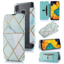 Load image into Gallery viewer, Bronzing Plating PU + TPU Horizontal Flip Leather Case with Holder &amp; Card Slot, For Samsung Galaxy A50, For Samsung Galaxy S8, For Samsung Galaxy S9+, For Samsung Galaxy A20 / A30, For Samsung Galaxy S10e, For Samsung Galaxy A51                        ...