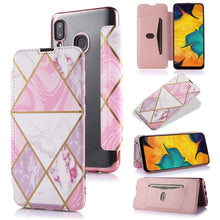 Load image into Gallery viewer, Bronzing Plating PU + TPU Horizontal Flip Leather Case with Holder &amp; Card Slot, For Samsung Galaxy A50, For Samsung Galaxy S8, For Samsung Galaxy S9+, For Samsung Galaxy A20 / A30, For Samsung Galaxy S10e, For Samsung Galaxy A51                        ...